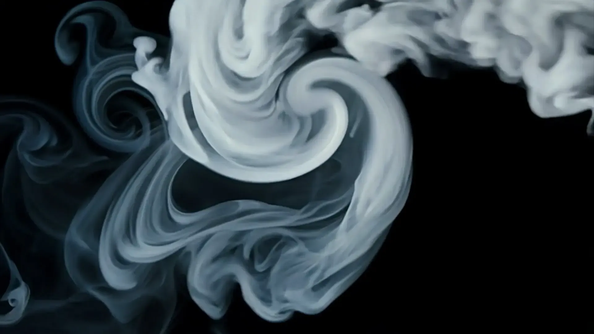 Hypnotic Smoke Spiral Effect Overlay for Cinematic Projects